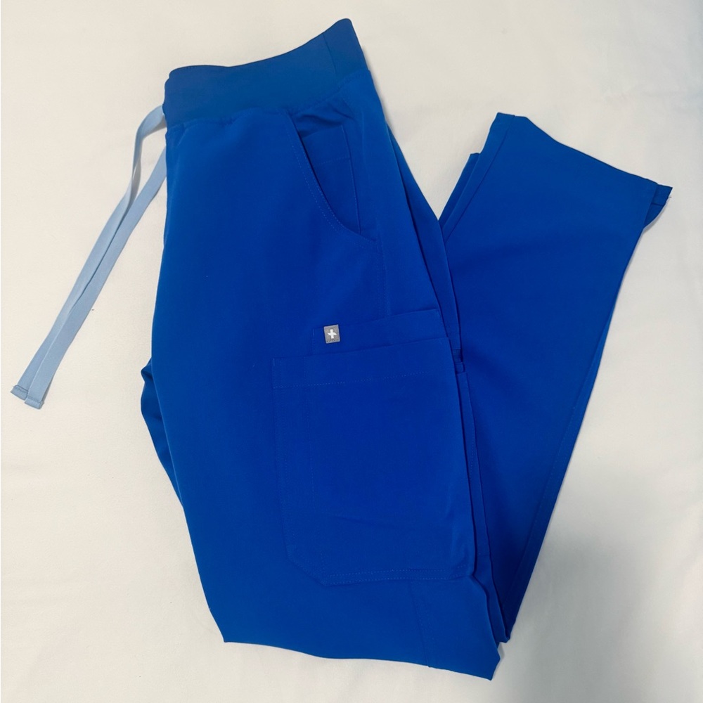 Figs Royal Blue Yola Skinny Scrub Pants